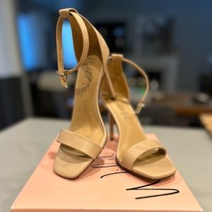 Wild Pair Nude/Beige/Camel Strappy Heels